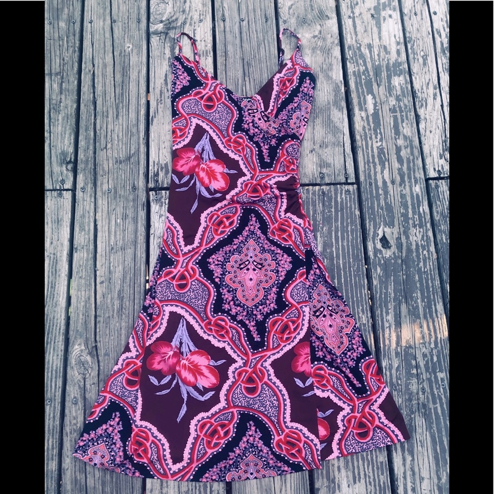 Betsey Johnson Retro Floral New York Dress